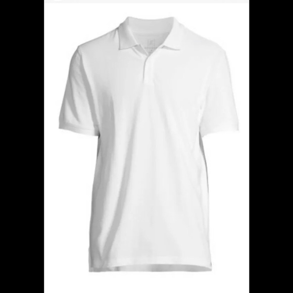 George Mens Polo Shirt Size XLT 46-48 Big & Tall Short Sleeved Color White New - Picture 4 of 9